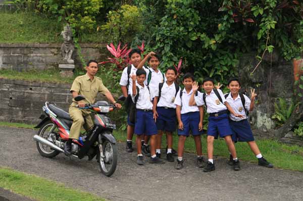 Menschen auf Bali